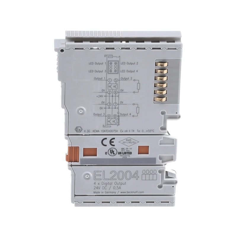 Beckhoff EL2004 digital output terminal, 4-channel, 24 V DC, EtherCAT