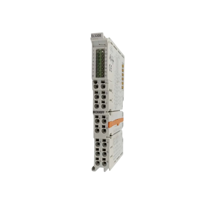 Beckhoff EL3208 8-channel digital input terminal, 24 V DC, for precise signal detection in automation systems.