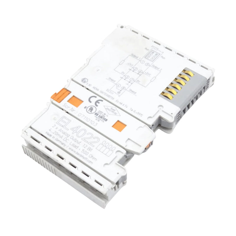 Beckhoff EL4022 analog output terminal, 2-channel, ±10 V, 16-bit, EtherCAT