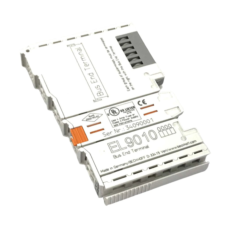 Beckhoff EL9010 EtherCAT bus end terminal, compact 12 mm DIN-rail module