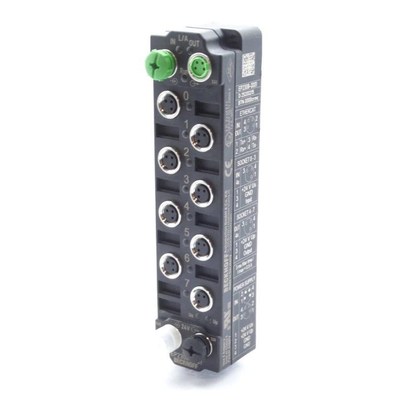 Beckhoff EP2308-0001 EtherCAT Box, 8 digital inputs, 24 V DC, IP67 field I/O