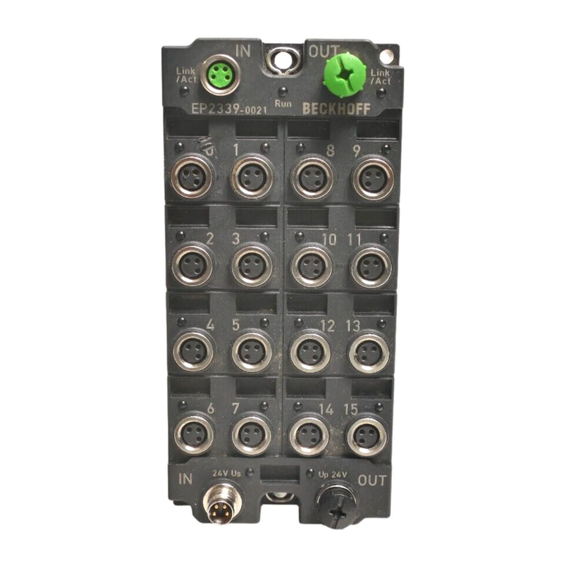 Beckhoff EP2339-0021 EtherCAT Box, 16 digital I/Os, 24 V DC, IP67 field I/O