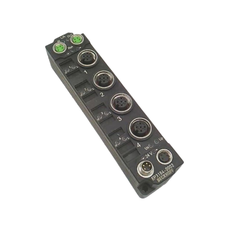 Beckhoff EP3184-0002 EtherCAT Box 4-channel analog input ±10 V/0–20 mA