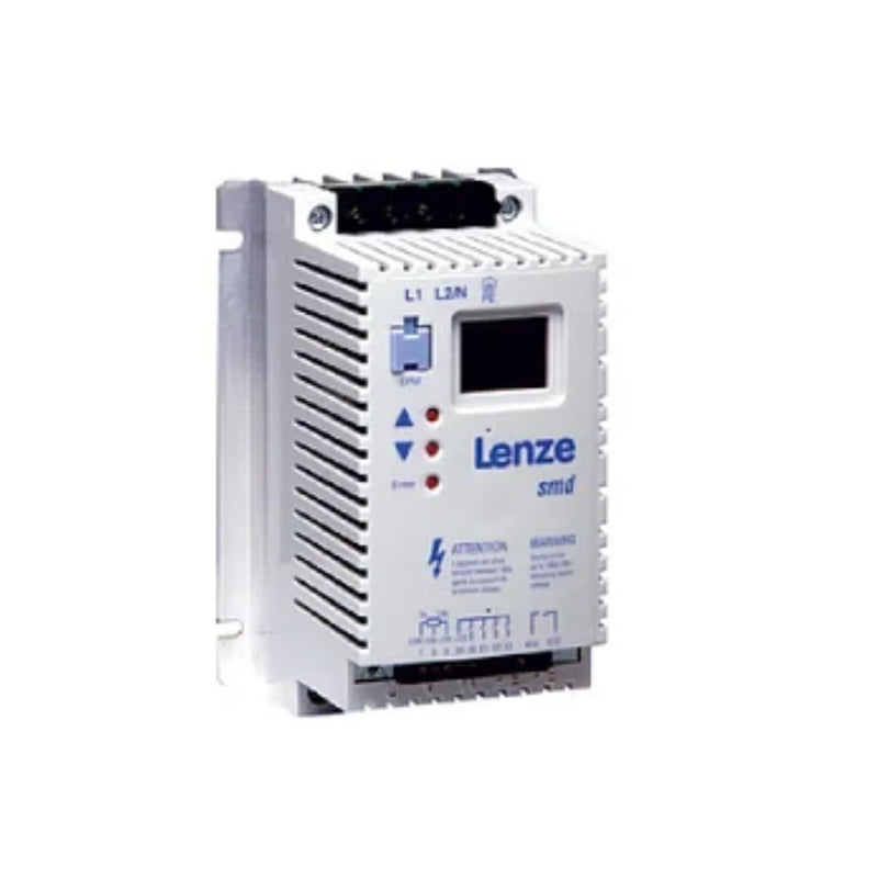 Lenze ESMD152X2SFA 1.5 kW frequency inverter, 230 V, single-phase input, IP20 compact design, vector control