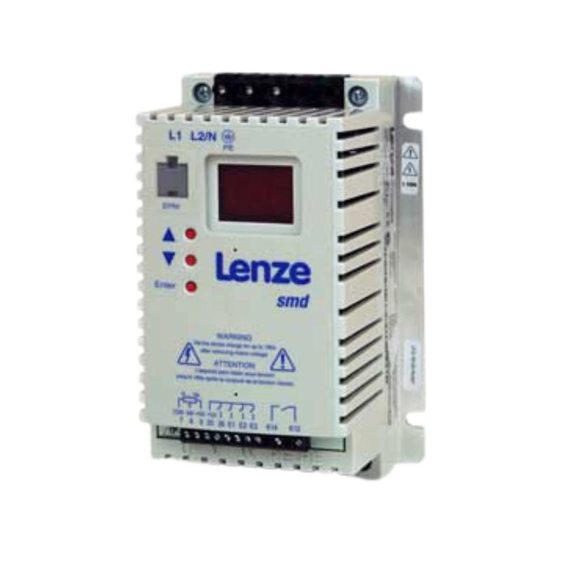Lenze ESMD222X2SFA 0.25 kW frequency inverter, 230 V, IP31, single-phase input for three-phase motor control