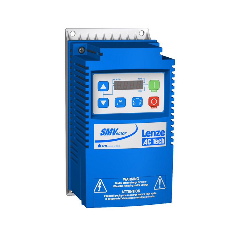 Lenze ESV751N02YXB frequency inverter, 0.75 kW, 230V single-phase AC drive