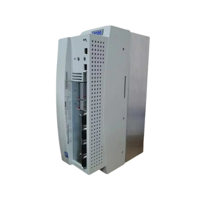 Lenze EVS9323-EI 7.5 kW servo inverter with EI firmware, resolver input, and IP20 modular housing for industrial automation