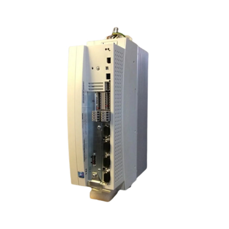 Lenze EVS9323-ETV004 4 kW servo inverter with ETV004 firmware, resolver feedback, and modular IP20 design