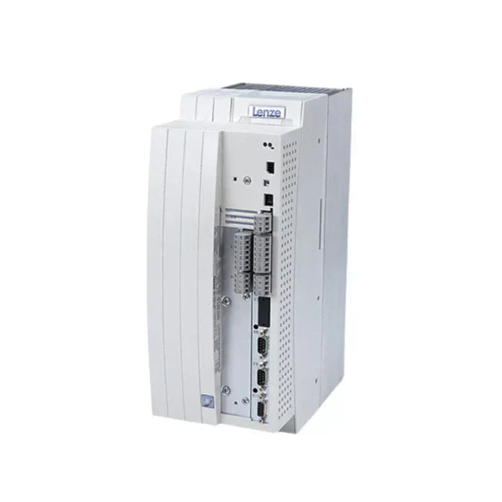 Lenze EVS9325‑CKV003 4 kW compact servo inverter with V003 position control and resolver feedback, IP20