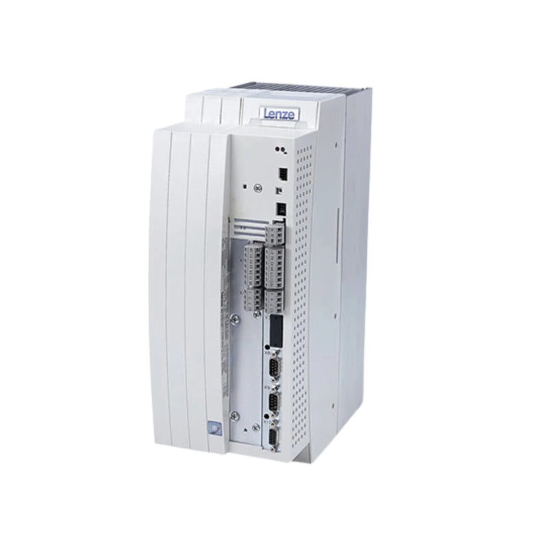 Lenze EVS9325-ER 7.5 kW servo inverter with ER firmware and modular fieldbus support in IP20 housing