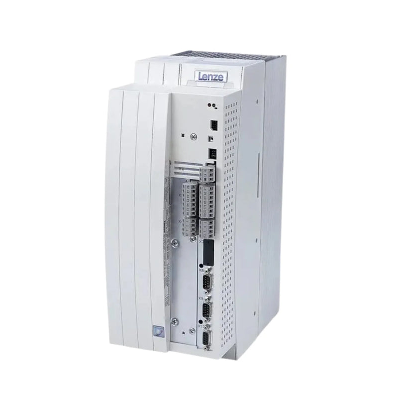 Lenze EVS9326-EI 22 kW servo inverter with EI firmware, resolver input, and IP20 modular housing for industrial automation
