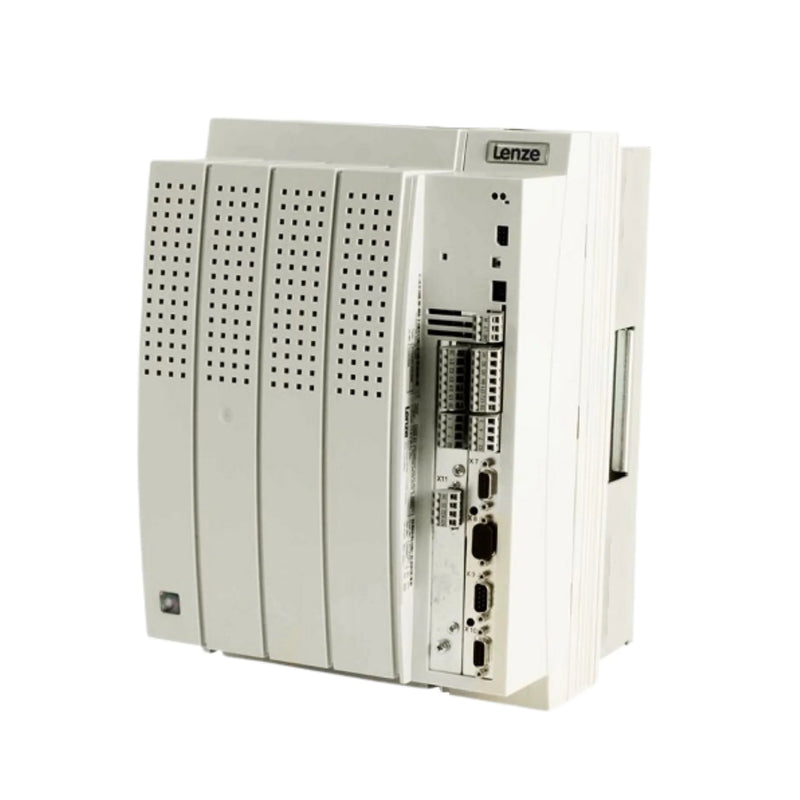 Lenze EVS9327-EIV004 15 kW servo inverter with EIV004 firmware, resolver input, and modular IP20 housing