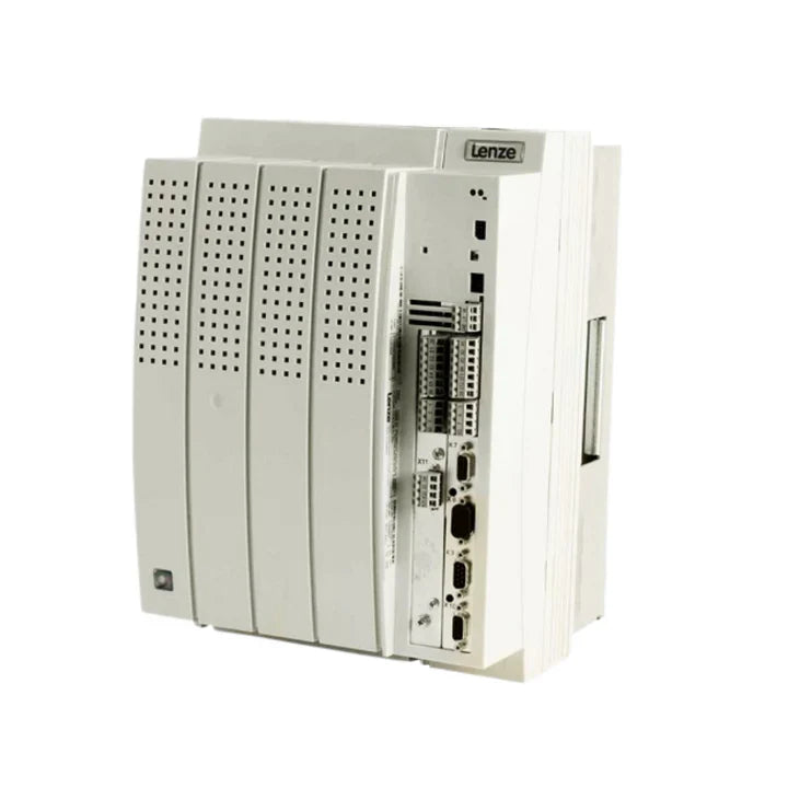 Lenze EVS9327-EI 30 kW servo inverter with EI firmware, resolver input, and IP20 modular housing for industrial automation