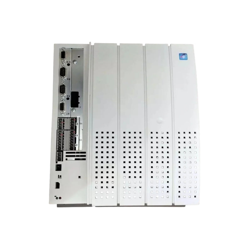 Lenze EVS9327-ESV004 30 kW servo inverter with S_V004 firmware, resolver feedback, and IP20 housing