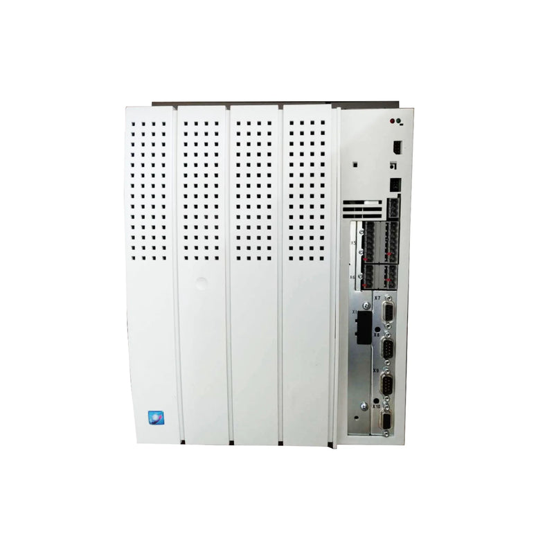 Lenze EVS9328-EPV004 30 kW servo inverter with EPV004 firmware, resolver input, and IP20 housing