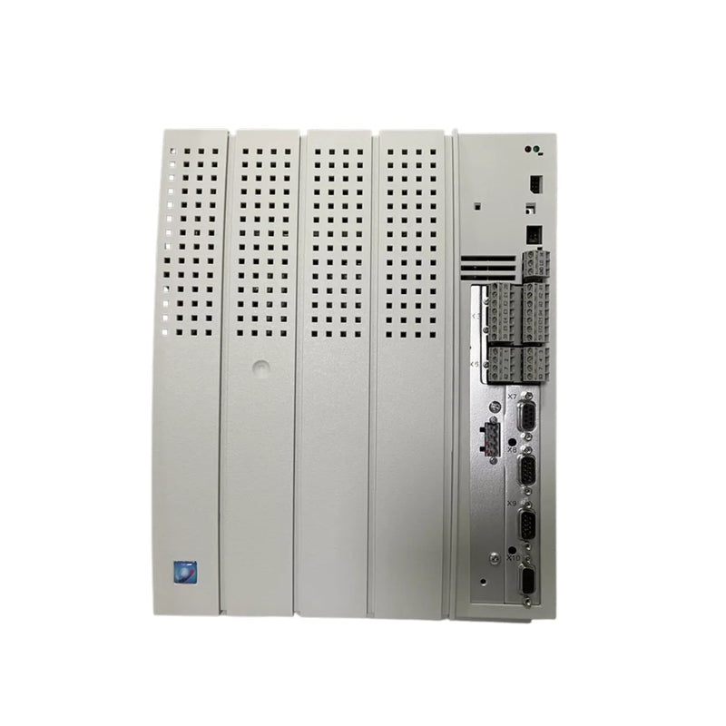 Lenze EVS9328-ESV004 37 kW servo inverter with S_V004 firmware, resolver feedback, and IP20 housing