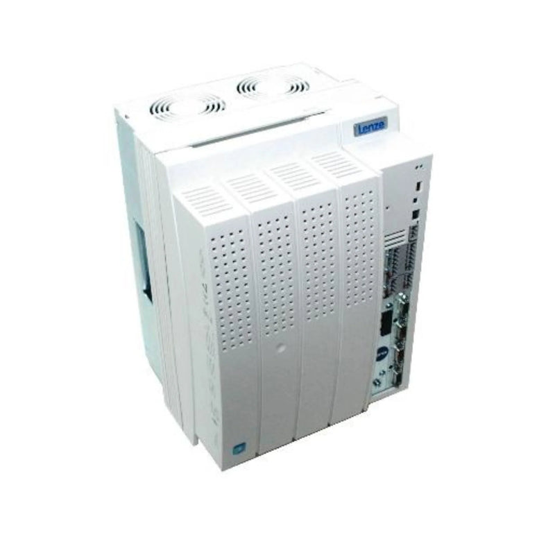 Lenze EVS9329-EKV004 75 kW servo inverter with KV004 firmware, resolver input, and IP20 housing 