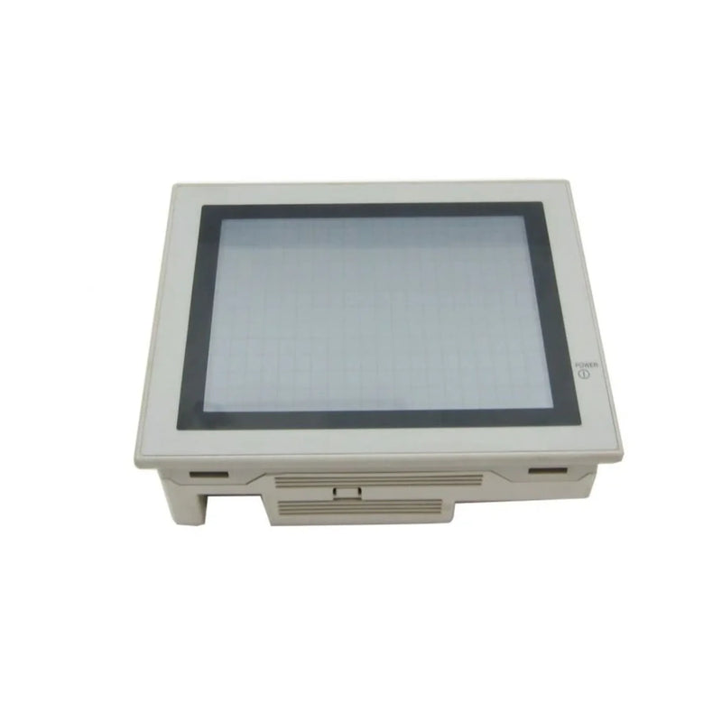 Compact 5.7-inch Mitsubishi HMI with monochrome display, 240×128 resolution, RS-422/485 connectivity, GOT series terminal