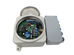  1797-PS1E FLEX Ex power supply, 85–250V AC input, 4 IS outputs, Euro terminals, for hazardous area installations.