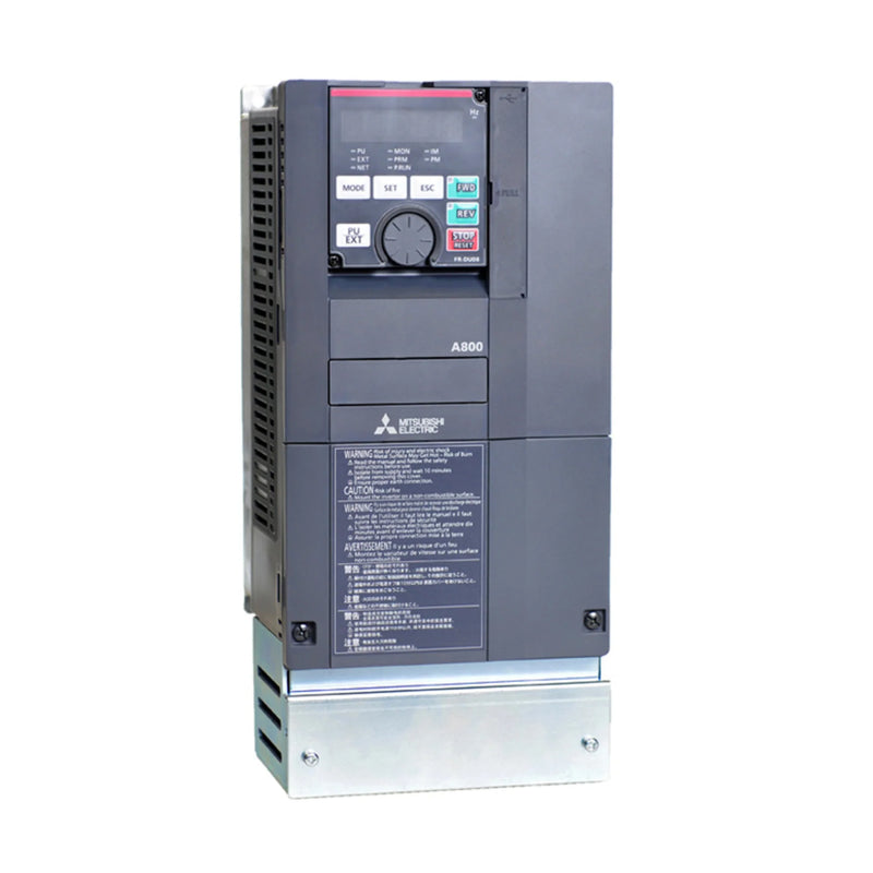 Mitsubishi FR-A840-00052-2-60 inverter, 5.5 kW, 380–480 V, from the FR-A840 series for industrial use.