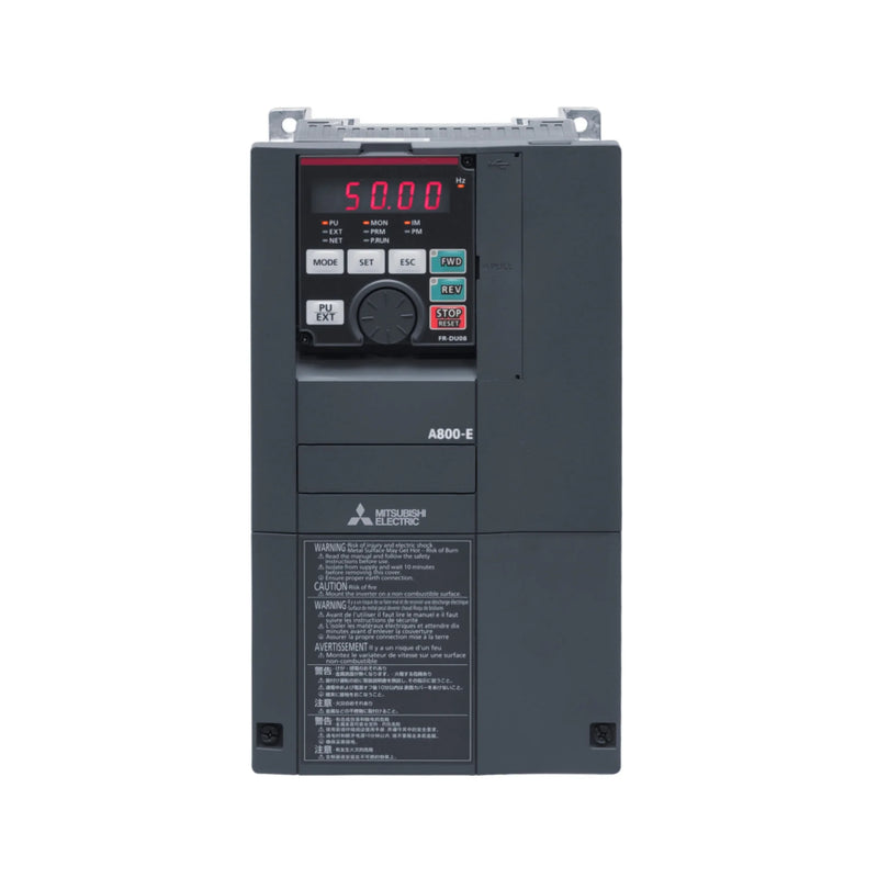 Mitsubishi FR-A840-00126 VFD, 60 HP, 460 V, 3-phase, top performance drive for industrial motor management