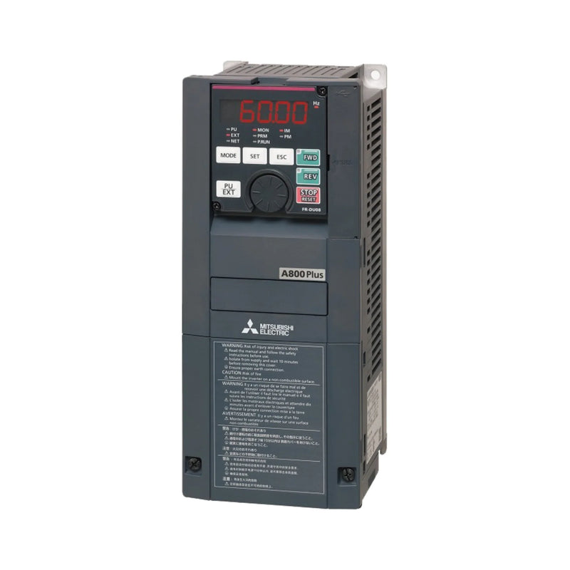 Mitsubishi FR-A840-00380-2-60 VFD, 100 HP, 460V, 3-phase, efficient vector control