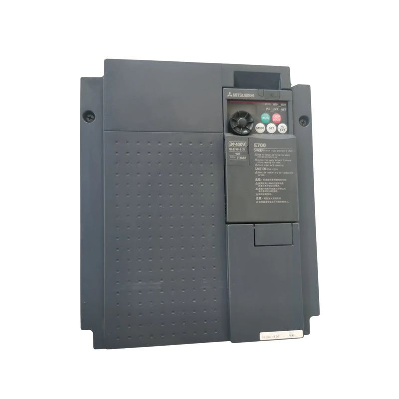 Compact Mitsubishi FR-E740-11K inverter, 11 kW, 400 V with sensorless vector control for industrial use