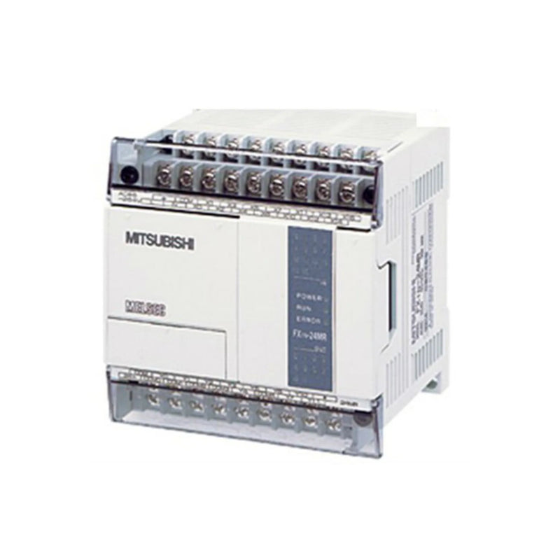 Mitsubishi FX1N-24MT-001 PLC, 24 I/O, 24 VDC, compact controller with sourcing transistor outputs