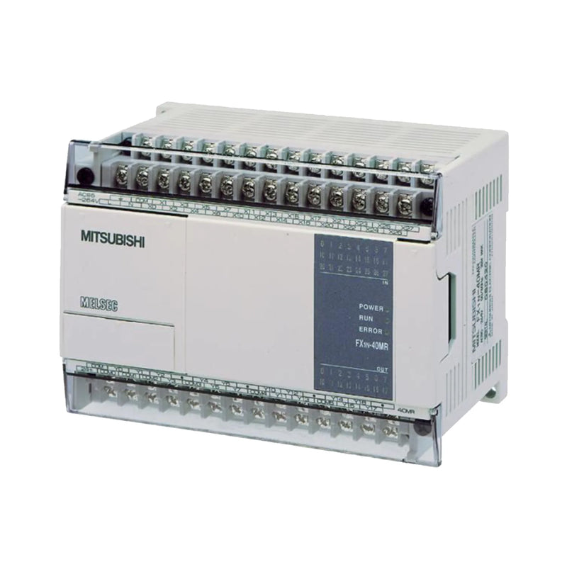 Mitsubishi FX1N-40MR-DS PLC, 40 I/O, relay, 24V DC, FX1N