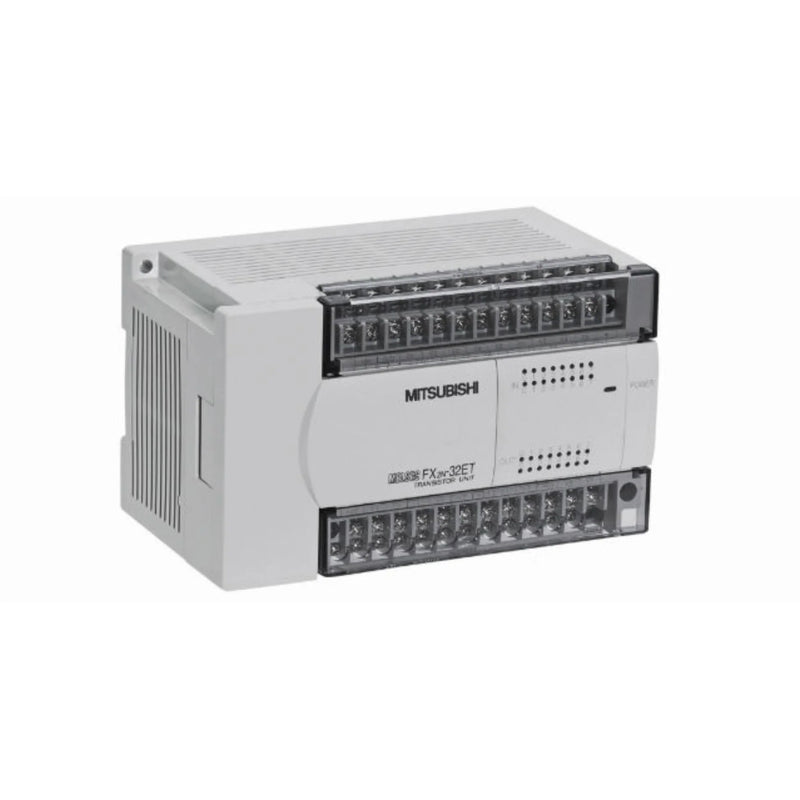 Mitsubishi FX2N-48MT-ES/UL PLC with 48 I/O and transistor outputs for fast, UL-certified control in industrial settings.