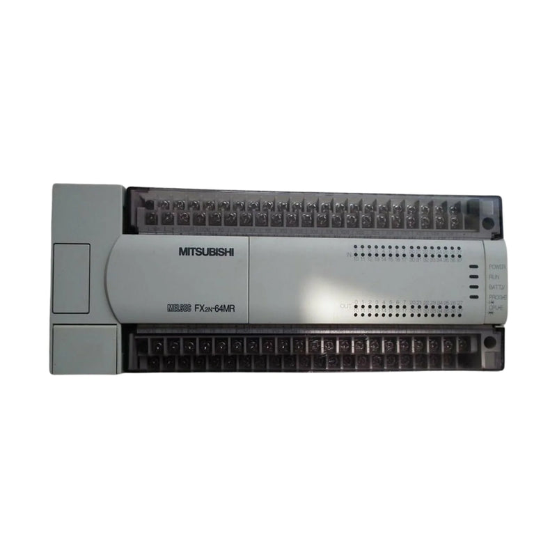 PLC Mitsubishi FX2N-64MR-001, 64 I/O points for diverse automation tasks, 100–240 VAC supportive