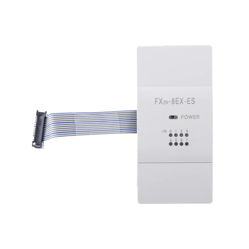 Mitsubishi FX2N-8EX-ES/UL 8-point module, 24V DC inputs. Compact design enhances input capacity.