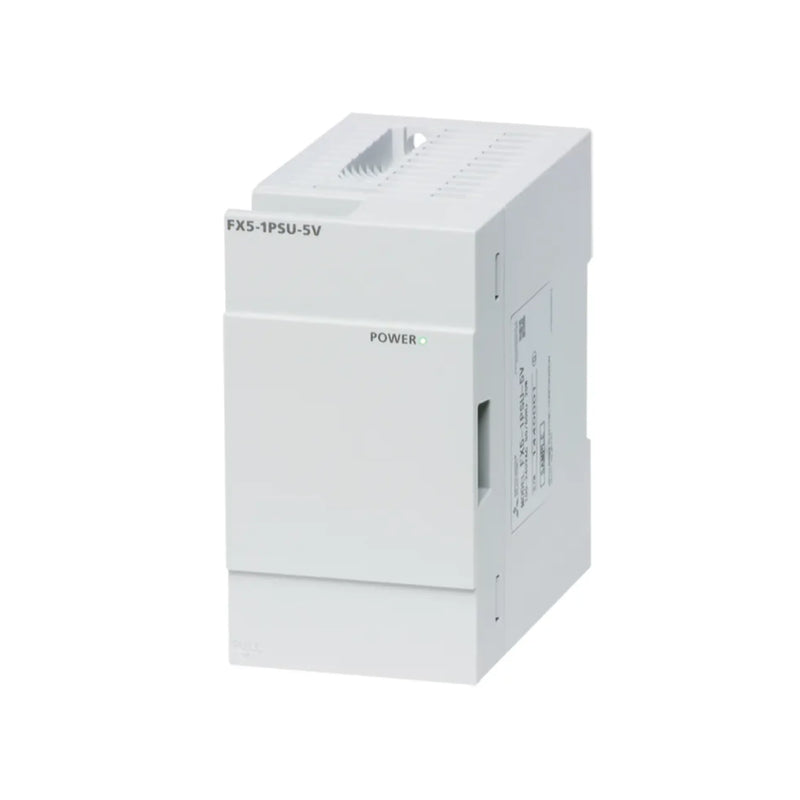 Mitsubishi FX5-1PSU-5V power module, compact 5V DC, DIN rail unit for FX5 PLC