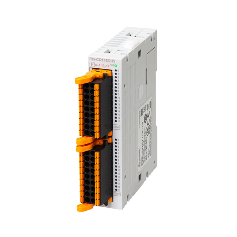 FX5-C32EYT/D Mitsubishi module, 32-point transistor output, 24V DC, designed for industrial automation.