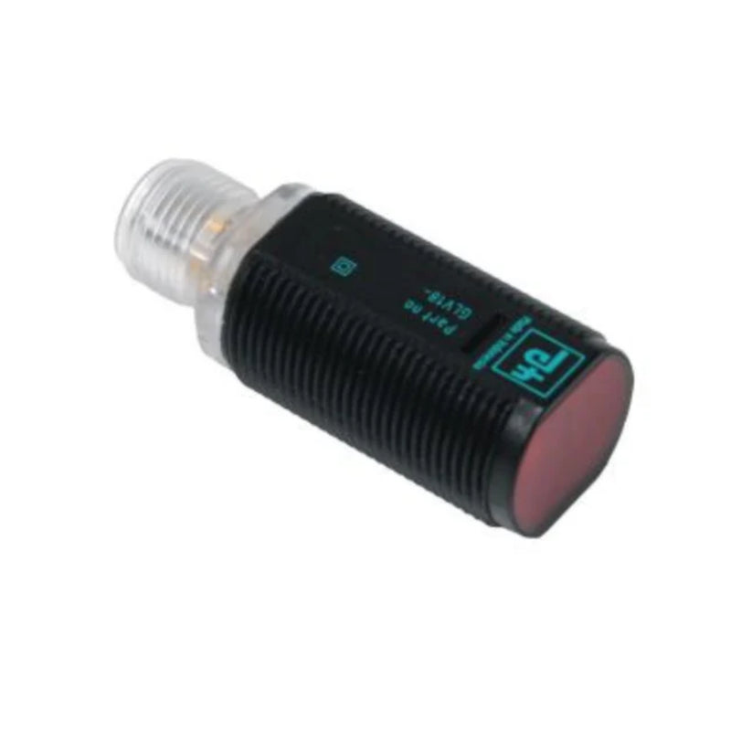 Pepperl+Fuchs GLV18-55/73/120 photoelectric sensor, 100 mm diffuse mode, PNP NO, M18 housing, IP67