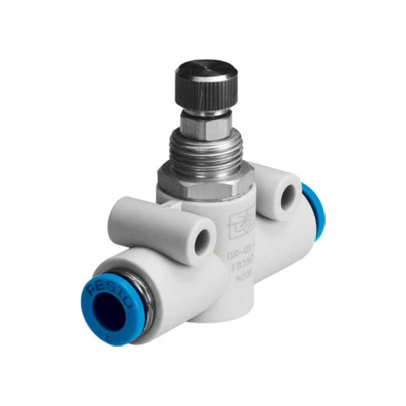 GR-QS-6 | Válvula de control de caudal compacta y eficiente con conexión a presión