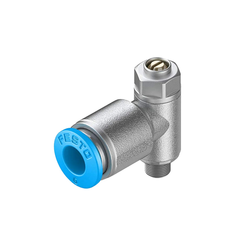 GRLA-M5-QS-6-D | Válvula de control de caudal de precisión con conexión a presión