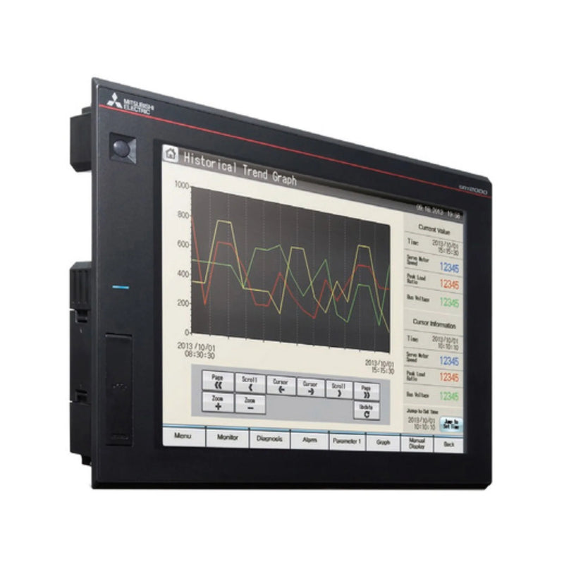15-inch XGA touchscreen HMI, Ethernet, USB, GOT2000 series by Mitsubishi