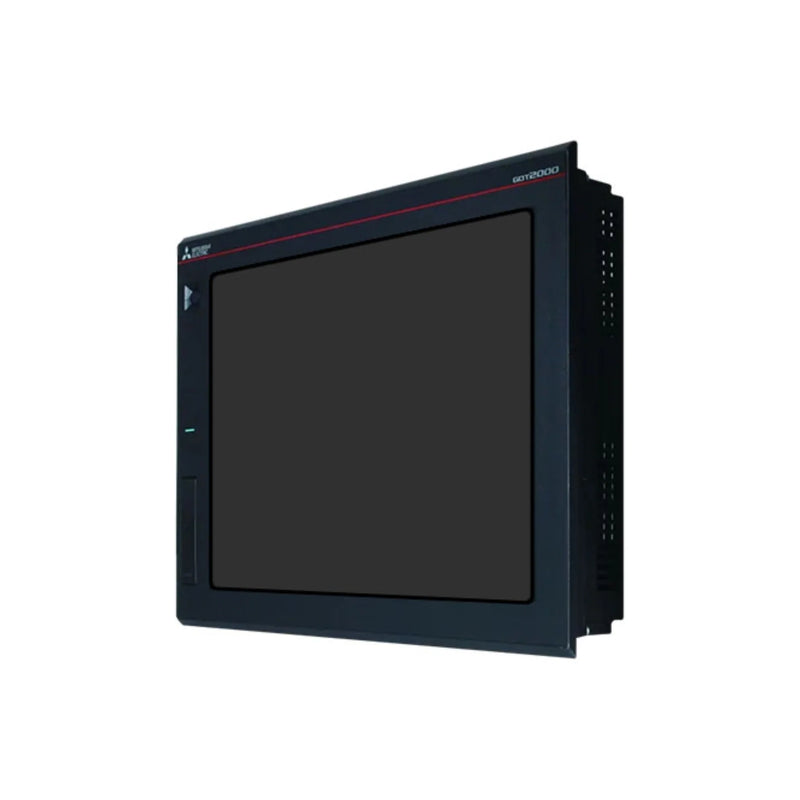 Mitsubishi GT2715-XTBD-040 15″ mobile touchscreen HMI with Wi‑Fi, Bluetooth, and robust case for industrial use.