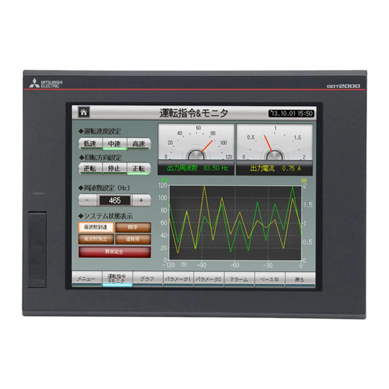 Mitsubishi GT2715-XTBD 15” HMI, XGA touchscreen, Ethernet, USB, RS-422/485, GOT2000 Series