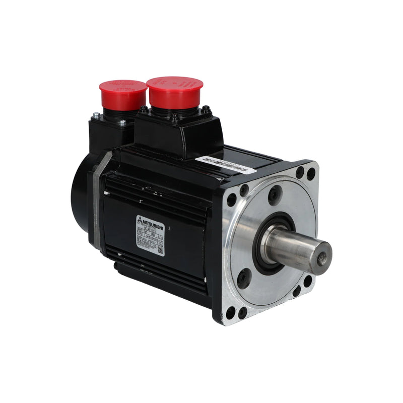 Mitsubishi HC-RFS153 motor, 1.5kW, 3000 RPM, low inertia, 17-bit encoder, IP65, suited for precision automation.