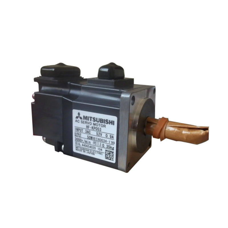 Compact Mitsubishi HF-KP053 servo, 50W, 3000 RPM, low inertia, 200V, ideal for automation