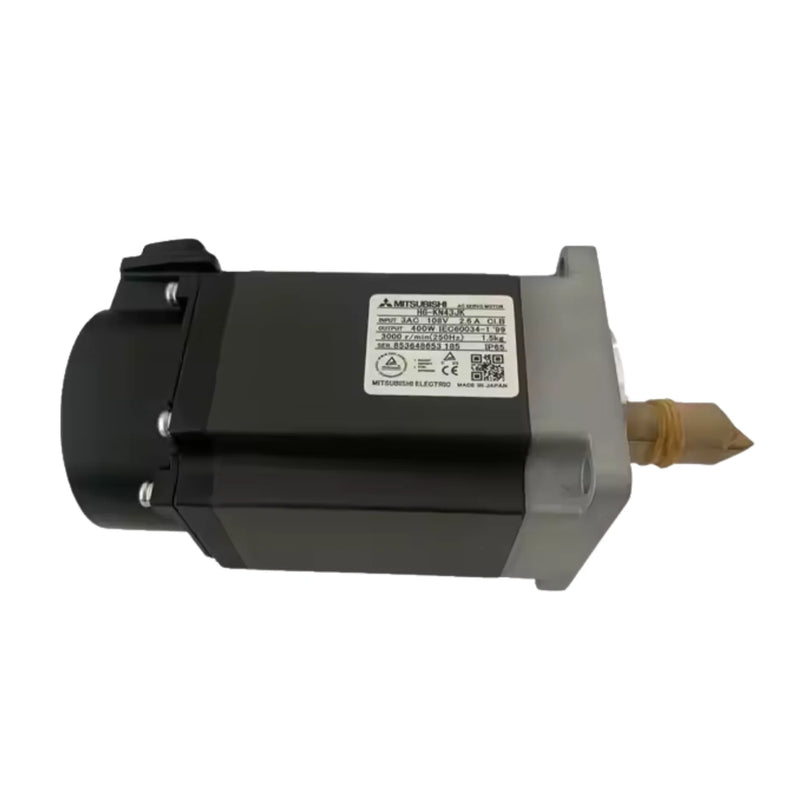 Mitsubishi HG-KN43JK servo motor, 400W, 200V AC, brake/key, 3000rpm, HG-KN series