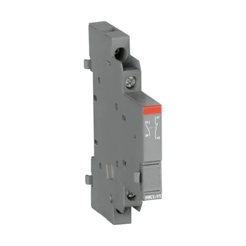 ABB HK1-11 auxiliary contact block, 1 NO + 1 NC, front-mounted for AF contactors.