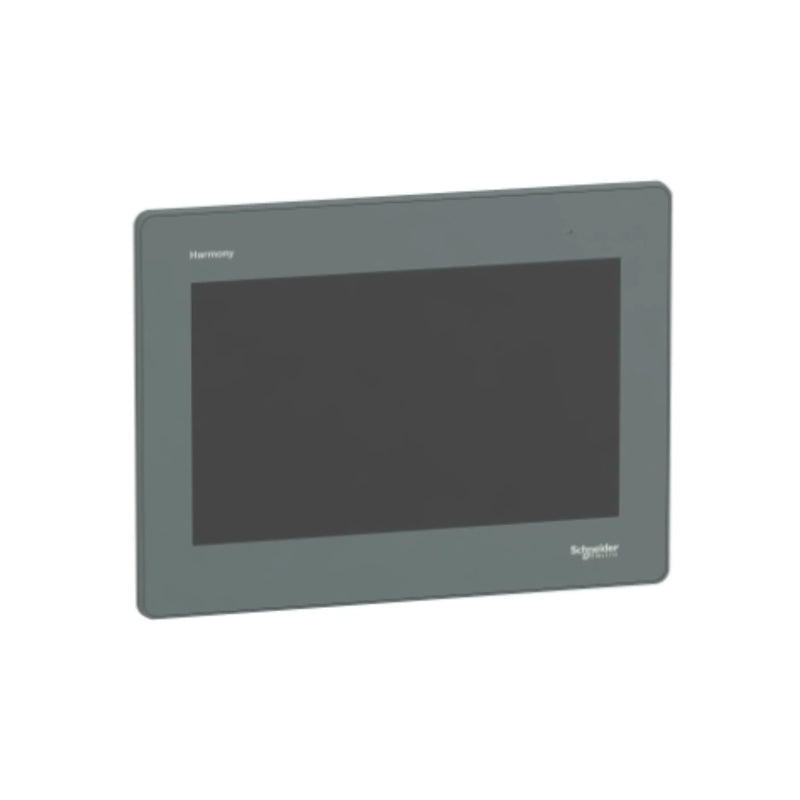 Schneider Electric HMIGXU5512 10.1-inch HMI touch panel with Ethernet, dual serial ports, and IP65 front