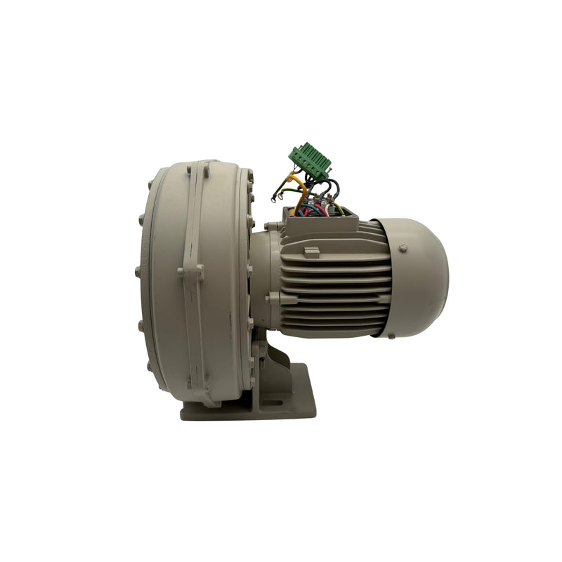Elektror HRD 1TFUK-105/1,1 high-pressure radial blower with integrated frequency converter.