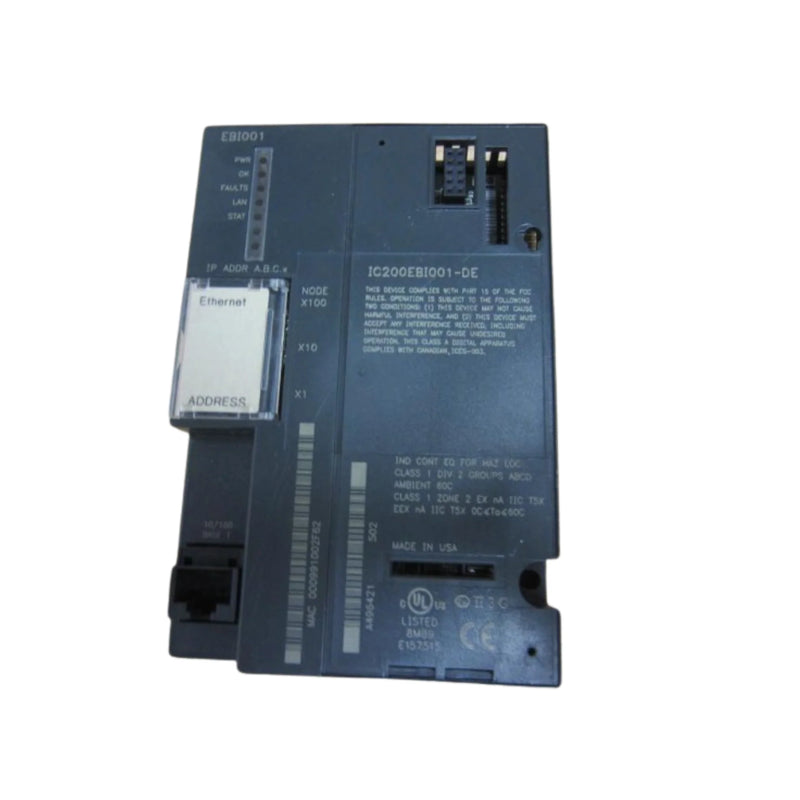 GE IC200EBI001 industrial automation component