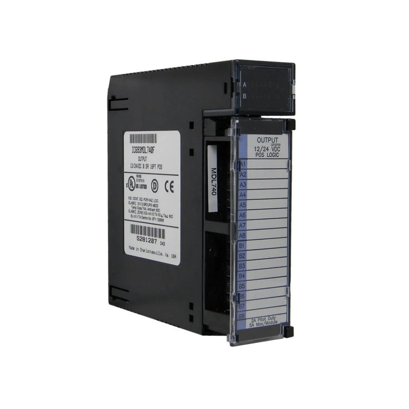 GE Fanuc (Emerson) IC693MDL740 Series 90-30 Discrete Output Module industrial automation component designed for professional 