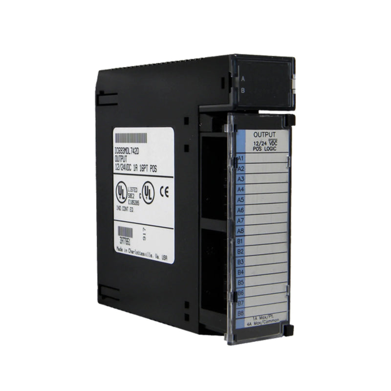 GE Fanuc (Emerson) IC693MDL742 Series 90-30 Discrete Output Module industrial automation component designed for professional 