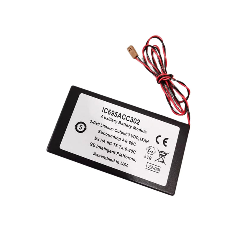 GE Fanuc (Emerson) IC695ACC302 RX3i High Capacity Battery Pack industrial automation component designed for professional cont
